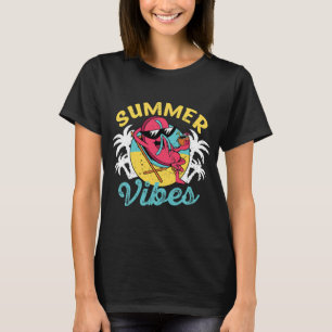 Summer Vibes Beach Vacation Flip Flop T-Shirt