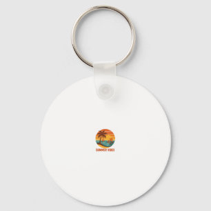 Summer Vibes – Bright, Tropical, and Fun Design Keychain