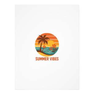 Summer Vibes – Bright, Tropical, and Fun Design Photo Print