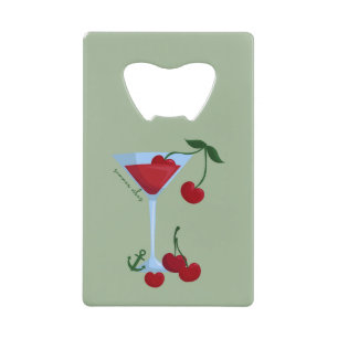 Summer Vibes Cherry Credit Card Bottle Opener