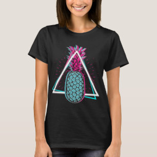 Summer Vibes Exotic Fruit Pineapple Vaporwave Summ T-Shirt