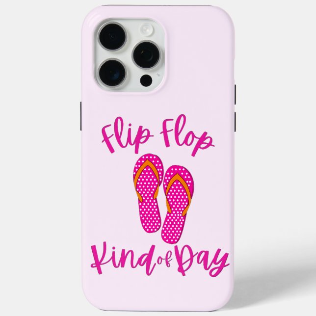 Summer Vibes Flip Flop Kind Of Day 🩴 Case-Mate iPhone Case (Back)