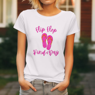 Summer Vibes Flip Flop Kind Of Day 🩴 T-Shirt