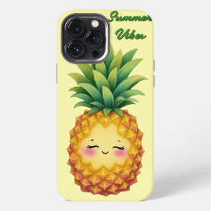 Summer Vibes Happy Pineapple Phone Case