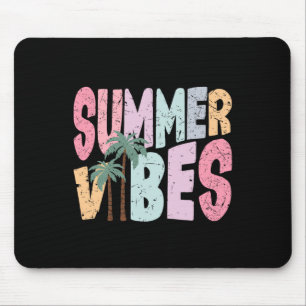 Summer Vibes Hello Summer Vacation Groovy Cruise S Mouse Pad