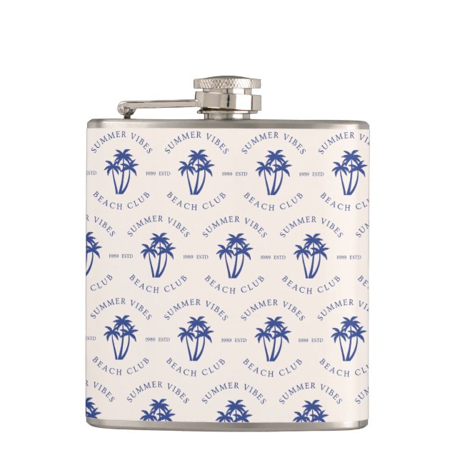 Summer Vibes Hip Flask (Front)