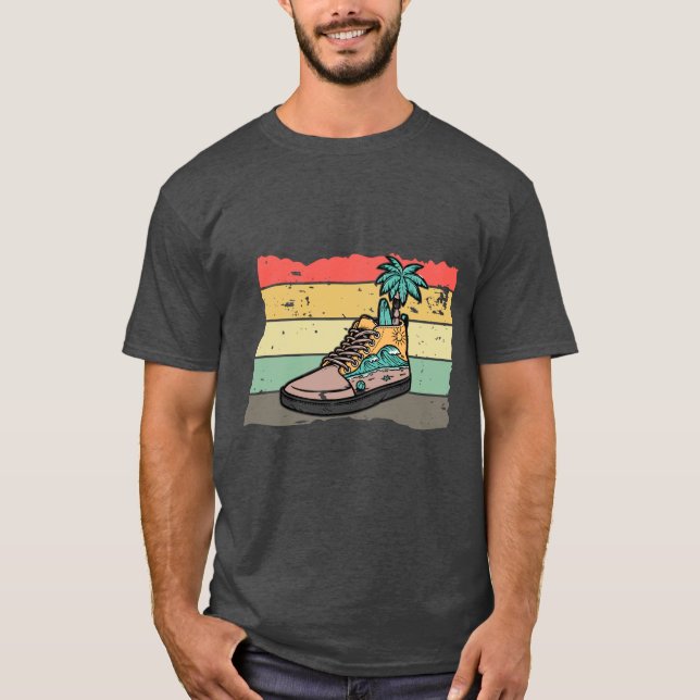 🌴 Summer Vibes in Every Step 🌊 T-Shirt (Front)
