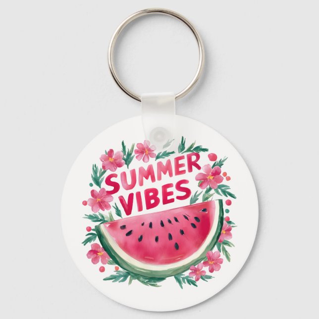Summer Vibes Keychain (Front)