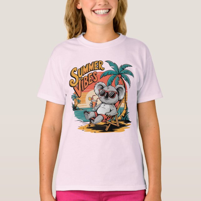 summer vibes koala T-Shirt (Front)