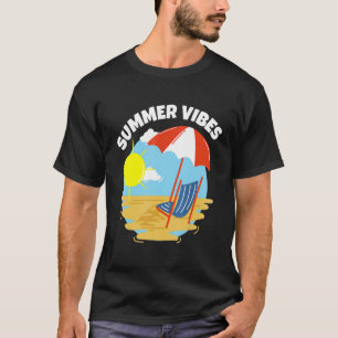 Summer Vibes On The Beach  Sun Sea And Sand  Vacat T-Shirt