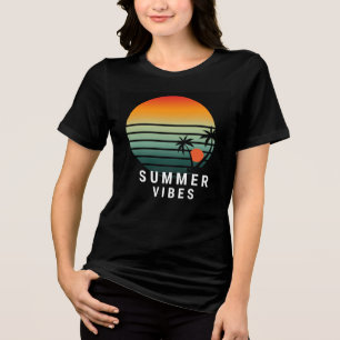 Summer Vibes on Woman T-Shirt GZ Factor Tri-Blend Shirt