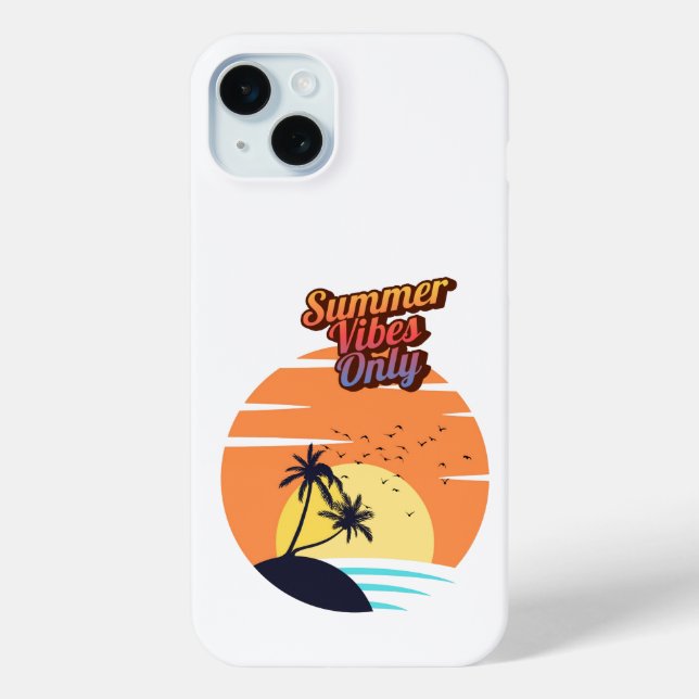 Summer vibes only. Case-Mate iPhone case (Back)