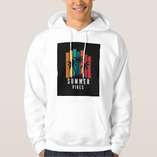 Summer Vibes Palm Tree Graphic T-Shirt | Retro Tro Hoodie