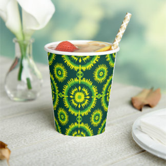 Summer Vibes Paper Cup Circles Design