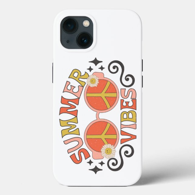 Summer Vibes Peace Sunglasses Case-Mate iPhone Case (Back)