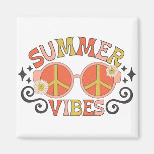 Summer Vibes Peace Sunglasses Magnet