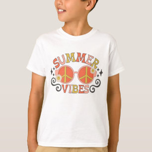 Summer Vibes Peace Sunglasses T-Shirt