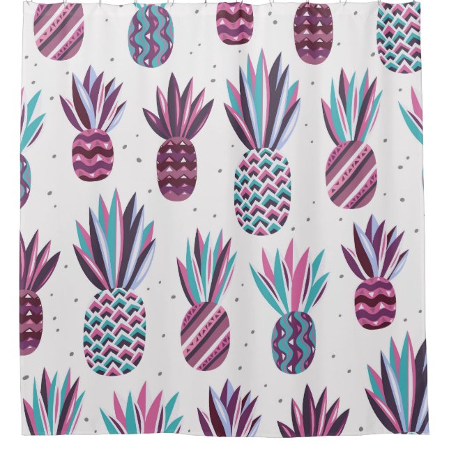 Summer Vibes: Pineapple Pattern, Colourful Dots (Front)