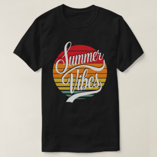 Summer Vibes Retro Colours Sunset Men's T-Shirt