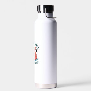Summer Vibes Sloth Funny Lazy Float 2 Water Bottle