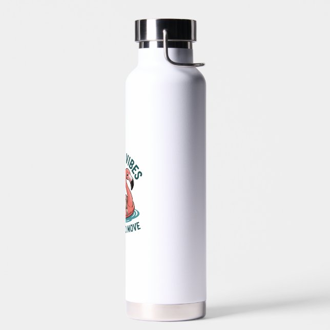 Summer Vibes Sloth Funny Lazy Float 2 Water Bottle (Left)