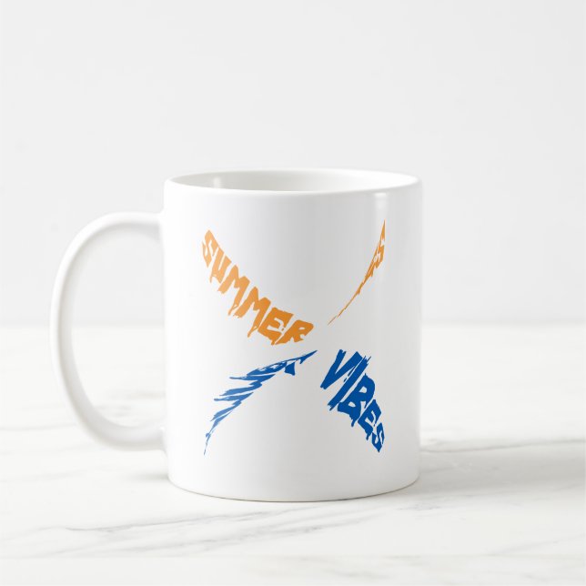 Summer Vibes: Sun, Fun & Good Times Coffee Mug (Left)