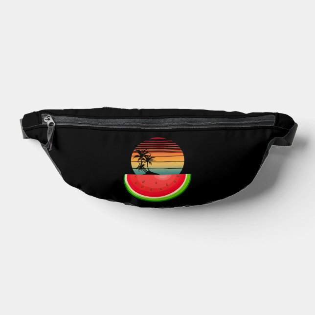 Summer Vibes Sunset Watermelon  Fanny Pack (Lay Down)