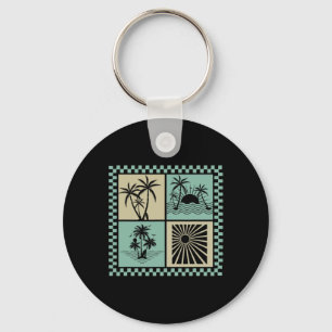 Summer Vibes, Sunset Wave, Sunshine Paradis,e Summ Keychain