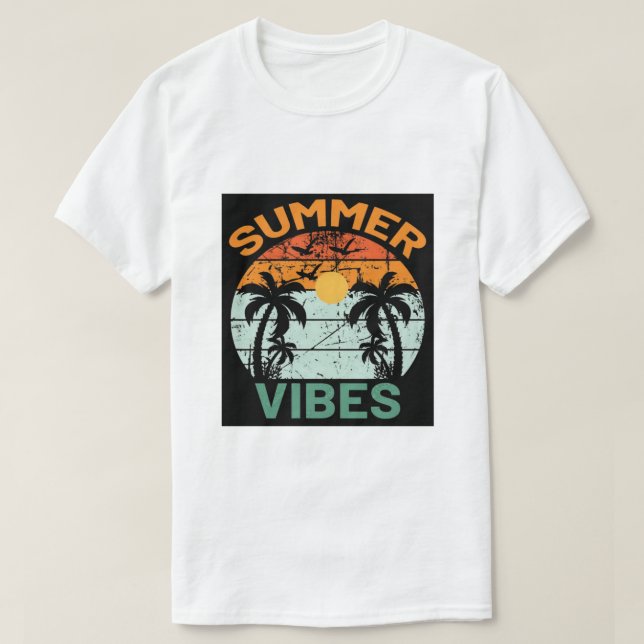 "Summer vibes" T-Shirt (Design Front)