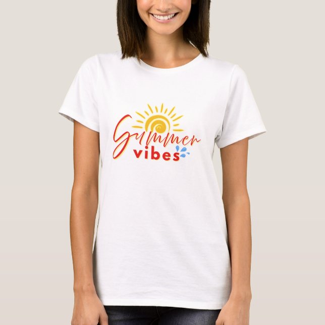 "summer vibes" t-shirt (Front)