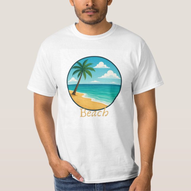 summer vibes T-shirt : Beach edition (Front)