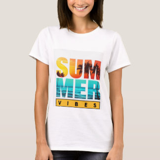 Summer Vibes T-Shirt Design – Bright, Fun