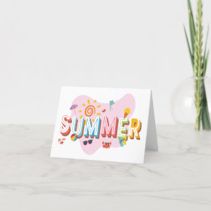 Summer Vibes Thank You Card