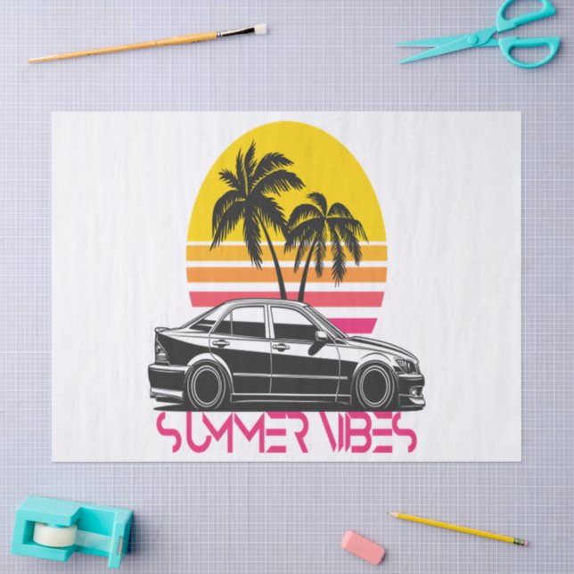 Summer vibes tissue paper (Craft)