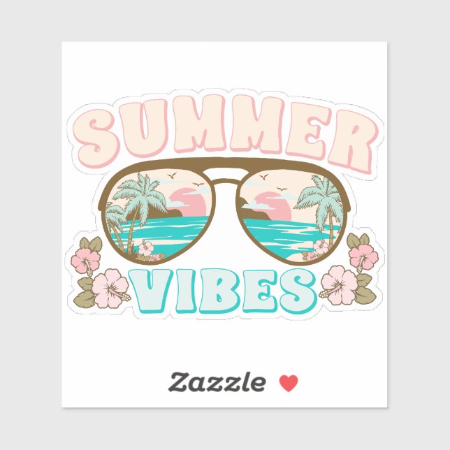Summer Vibes Tropical Beach (Sheet)