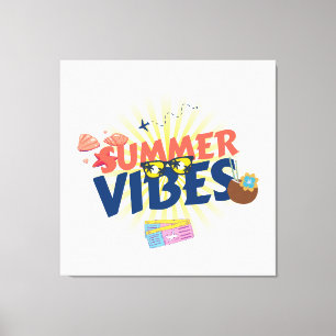 Summer Vibes – Tropical Getaway Canvas Print