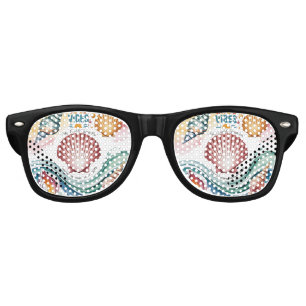 Summer Vibes Tropical Notebook  Retro Sunglasses