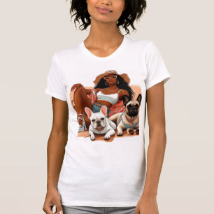 Summer Vibes with Mom and Frenchies T-Shirt