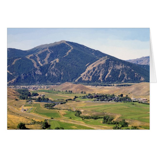Summer View of the Ketchum/ Sun Valley Area (Front Horizontal)