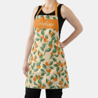 Summer Vintage Oranges Boho Fruit Personalized