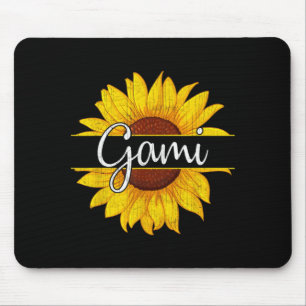 Summer Vintage Yellow Sunflower Graphic Sunflower Mouse Pad