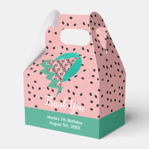 Summer Watermelon and Seeds Birthday Party Favor Box
