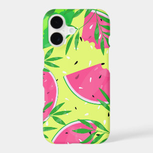 Summer Watermelon Branches Seeds Bright Tropical