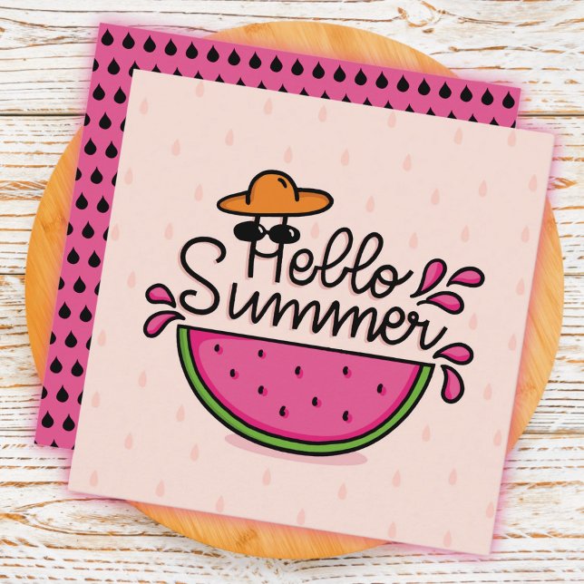 Summer Watermelon Greeting  Card (Creator Uploaded)