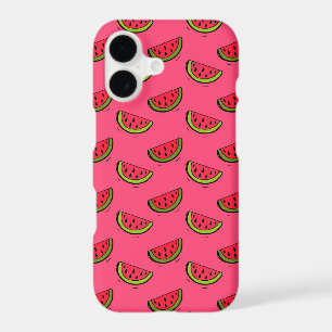 Summer Watermelon on Pink Pattern