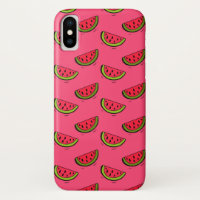 Summer Watermelon on Pink Pattern