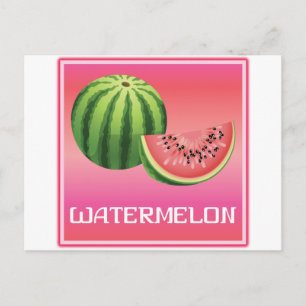 Summer Watermelon Postcard