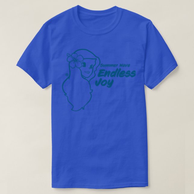 Summer Wave Endless Joy TShirt 1 (Design Front)