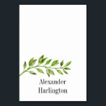 Summer wedding place card. Green botanical seating Table Number<br><div class="desc">Please note, you will need to fold down cards in the centre ♥ You can change name and create as many place cards as need. Put each of them in the cart separately ♥ You can change colour or size of font: click on the button "Customize" ♥ Suitable for birthday,...</div>