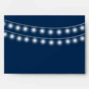 Summer Wedding String Lights Design Envelope